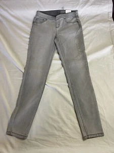 Justice Girls Gray Mid Rise Pull On Jean Leggings Size 14 NWT - Picture 1 of 15