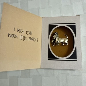 Crest Craft New Vintage Mounted Basset Hound Pin - Picture 1 of 19