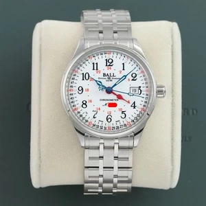 Reloj Ball Trainmaster hora estándar GMT 40mm NM3888D-S5CJ-WH - Imagen 1 de 10