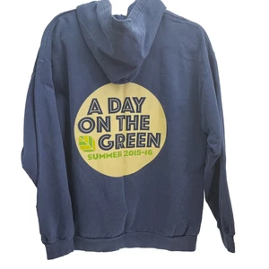 A Day on the Green Music Festival Hoodie Full Zip 2015-16 Sz L Fleetwood Mac - Picture 1 of 11