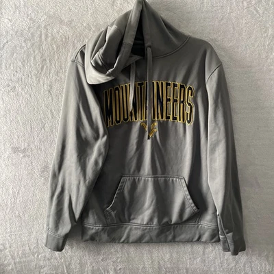 West Virginia Mountaineers Top of The World Mens Hoodie Sweatshirt NCAA Gray M - Image 1 of 4