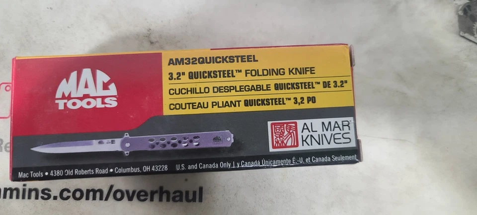 AM32QUICKSTEEL AL MAR MAC TOOLS  - Image 1 of 3