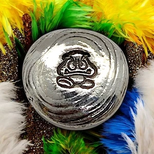SilverGal - Vertido a mano - 'Super Mario Goomba' - Ronda de plata fina de 5 g .999 - Imagen 1 de 4