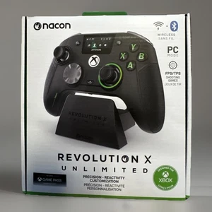 NACON REVOLUTION X UNLIMITED XBOX PC WIRELESS CONTROLLER SCHWARZ UVP 179 - Bild 1 von 5