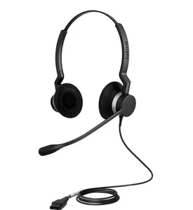 New Jabra BIZ 2300 Duo Noise Cancellation Headset 2309-820-105 Quick Disconnect - Picture 1 of 3