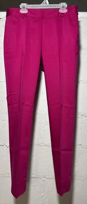 Lauren Ralph Lauren size 4 women’s cotton blend Stretch cuffed side zip pink - Image 1 of 4