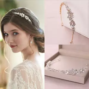 Corona tiara lato cristallo alta 3 cm matrimonio sposa regina principessa ballo adulto - Foto 1 di 13