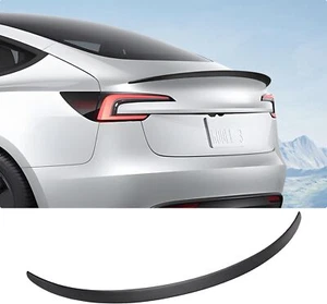 Spoiler for 2024 2025 Tesla Model 3 OEM Rear Spoiler Wing Trunk Lip Accessories - Picture 1 of 11