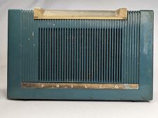 Vintage Philco Portable Model 51-631 Tube Radio All Original Green Color