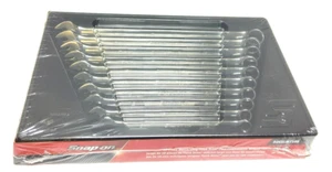 New Snap-on™ 10 thru 19 mm 12-point box Flank Drive Plus Wrench Set SOEXLM710B - Picture 1 of 4