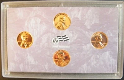 1961 62 63 64 Gem Proof Lincoln Memorial Pennies Cents US Coin Gift Set - Image 1 of 4