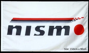 Bandiera stile logo Nismo nuova per Nissan Skyline GTR 200SX 180SX Silvia 300ZX 350Z - Foto 1 di 1