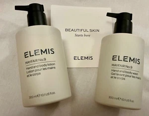 Elemis Mayfair No.9 Hand & Body Wash 300ml + Hand & Body Lotion 300ml NEW - Picture 1 of 4