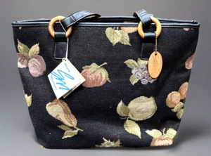 Stone Mountain Tapestry Shoulder Bag Fruit Design: Apple Pear Cherries + NOS - Picture 1 of 14