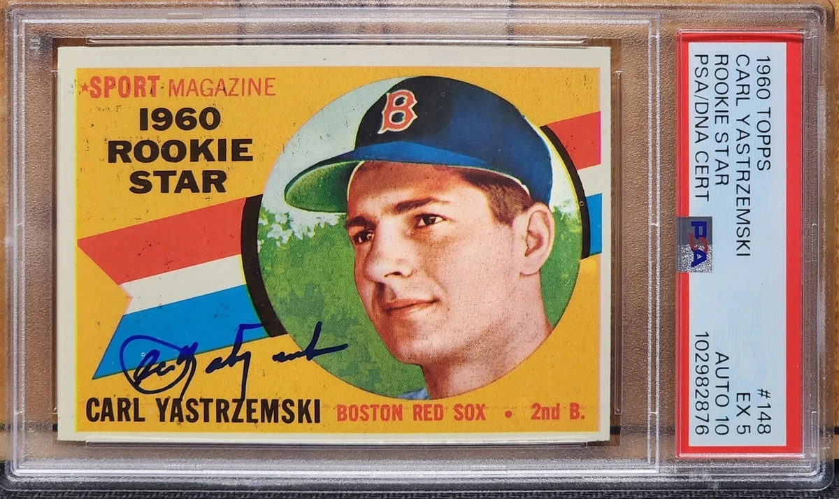 Carl Yastrzemski Autographed Baseball Cards for sale | eBay