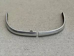 TRUNK CHROME CORNER TRIM SET C126 380SEC 420SEC 500SEC 560SEC AMG BRABUS W126 - Picture 1 of 1
