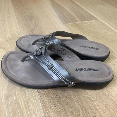 Sandalias Minnetonka Silverthorne en peltre 10 Foto 1 de 4