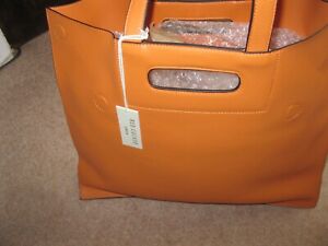 RED CUCKOO London Ladies Extra Large Bag in Orange - NEW With Tags & Dustbag