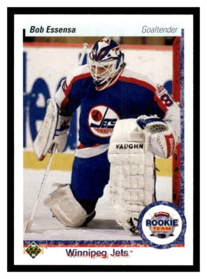 1990 Upper Deck #337 Bob Essensa - Winnipeg Jets - Image 1 of 2