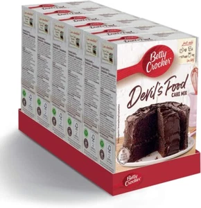 Betty Crocker Gluten Free Devil's Food Chocolate Cake Mix 425g (Pack of 6) - Picture 1 of 7