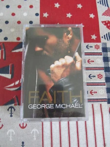 GEORGE MICHAEL FAITH ORIGINAL 1987 EPIC PAPER LABEL AUDIO CASSETTE ALBUM - Picture 1 of 6