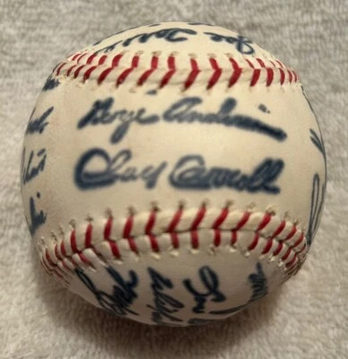 De colección. Béisbol 1971 Liga Nacional All-Stars 28 firmas estampadas Sparky MLB Foto 1 de 4