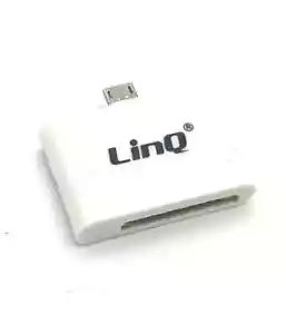 OTG Kit Di Collegamento 2in1 Smart Card Reader Micro Usb Smartphone Tablet Otg-c - Foto 1 di 3