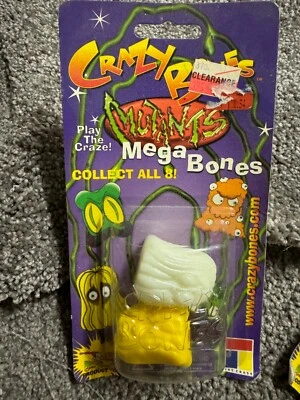 Lot #4 Crazy Bones Mutants Mega Bones NIB 1999 - Image 1 of 2