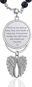 Memorial Car Charm Sympathy Gifts for Loss of Loved One, Ornament Hanging Rear V - Picture 1 of 12