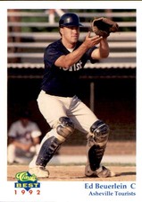 1992 Asheville Tourists Classic/Best #5 Ed Beuerlein Phoenix Arizona AZ Card