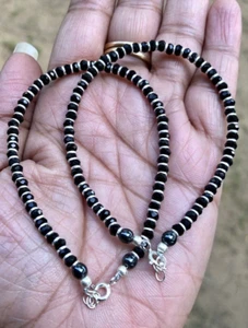 2 Pezzi Bracciale Protezione Malocchio Argento 925 7" Amuleto Nazariya Perla ... - Foto 1 di 6