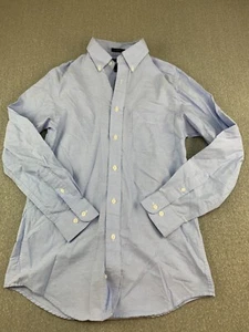 Saddlebred Easy Care Oxford Button Down Shirt Mens 14.5 32/33 Blue Classic - Picture 1 of 14