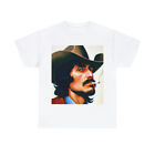 Vintage Style Rugged Cowboy T Shirt 80s 90s Cigarette Art Tee Cowboy Western