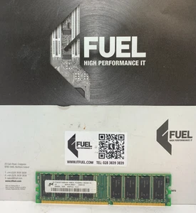 Micron 256MB  DDR ram memory module  PC-3200  -  MT8VDDT3264AG-40BC4 - Picture 1 of 3