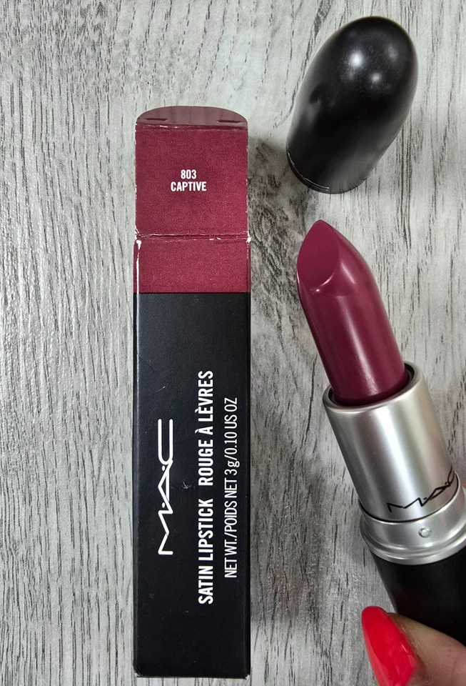 MAC Satin Lipstick | 803 Captive | 3g/0.10oz | New Boxed 💯 Authentic - Image 1 of 1