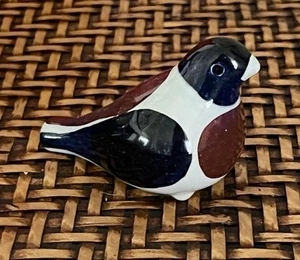 Royal Copenhagen ALUMINIA FAIENCE BIRD WHISTLE FLUTE 220/2989 Denmark 60s KC - Picture 1 of 6
