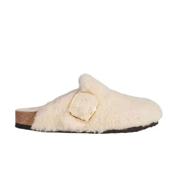 Birkenstock Boston Hebilla Grande Peluche Remache Logo Cáscara de Huevo 1025664 EU 36 Para Mujer 6 Foto 1 de 4
