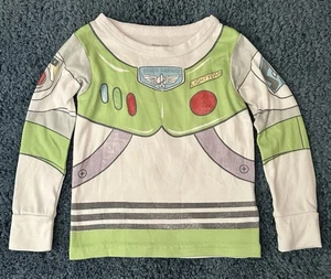 Top de pijama Disney Pixar para niños pequeños 3T Toy Story Buzz Lightyear gráfico L/S - Imagen 1 de 6