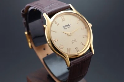 RARE Seiko Slim Round Quartz Gentlemen's Wrist Watch - (FREE SHIPPING) - Image 1 of 4