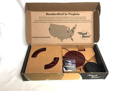 "Campana Corinthian Bells de Wind River 27"" rubí salpicadura carillón de viento caja como nueva sin usar, en caja" Foto 1 de 4