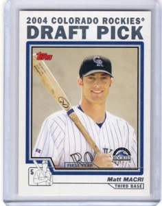MATT MACRI 2004 Topps Traded DRAFT PICK #T90 - ROCKIES - Picture 1 of 1