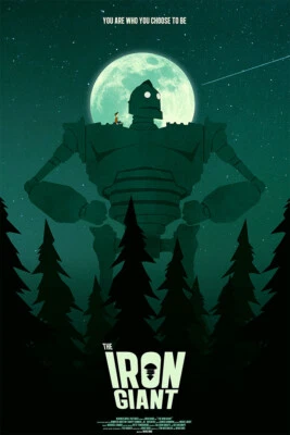 Arte de pared de pintura de película The Iron Giant Adventure decoración del hogar - PÓSTER 20x30 Foto 1 de 4