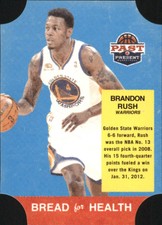 2011-12 Panini Past and Present Bread for Health Warriors Card #46 Brandon Rush