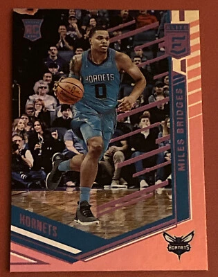 MILES BRIDGES 2018-19 Panini Chronicles RC Elite Pink #285 - Image 1 of 2