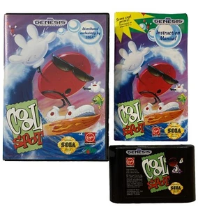 Cool Spot (Sega Genesis, 1993) Complete Tested - Free Ship - Picture 1 of 10