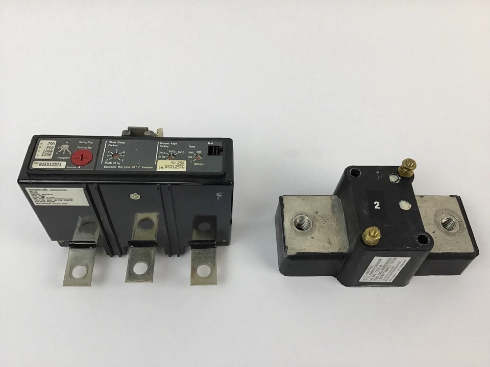 WESTINGHOUSE ELEC. GROUND FAULT TRIP UNIT (CTK125+A1KS125T1+ KS3125TG) - Image 1 of 4