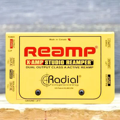Radial Engineering X-Amp Studio Reamper Dual Output Class A Active Reamp - Image 1 of 4