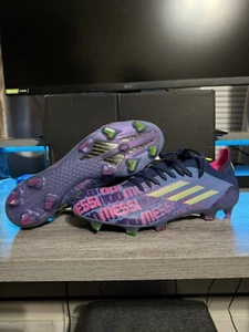 Adidas X Speedflow Messi.1 FG FY6879 Blue Purple Soccer Cleats - Picture 1 of 3