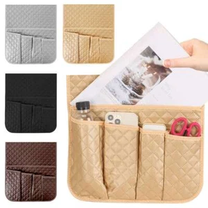 Sofa Arm Rest TV Remote Control Organizer Holder 5 Pockets Chair Couch Bag new - Picture 1 of 16