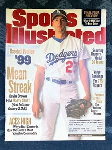 1999 Sports Illustrated Baseball Preview Kevin Brown Dodgers - Picture 1 of 6